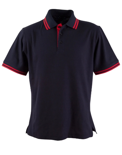 Picture of Winning Spirit, Mens Truedry Contrast S/S Polo